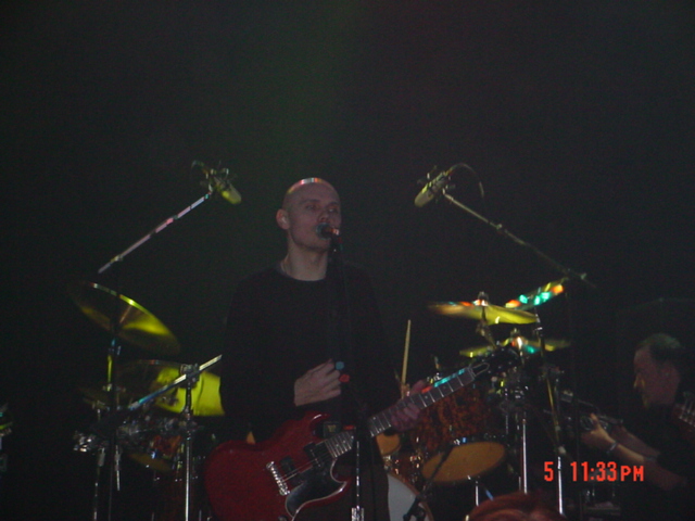 Front and centre at a Zwan club show